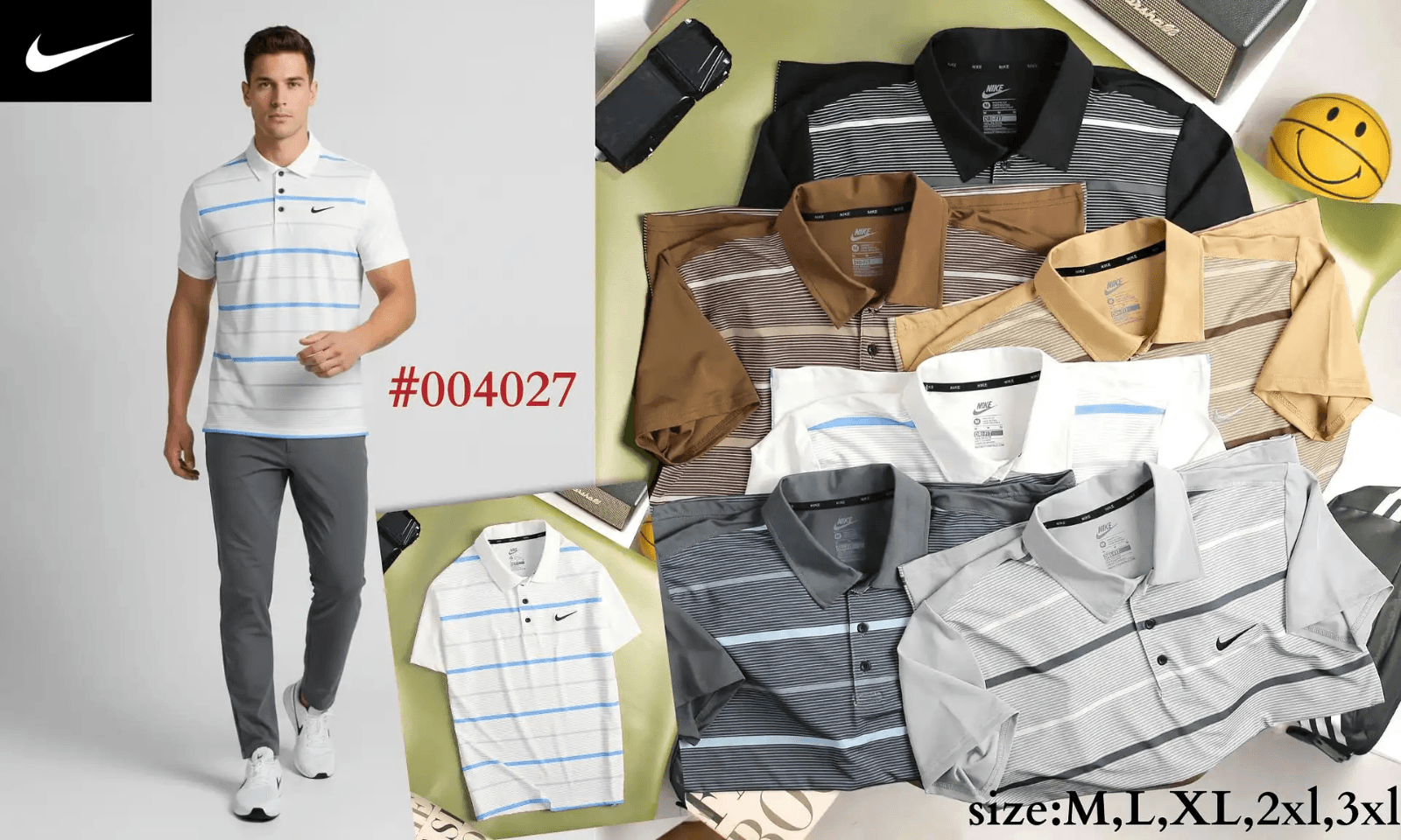 Sport Polo (NIKE) Thai (အမာသား)(အစင်း) thumbnail 2