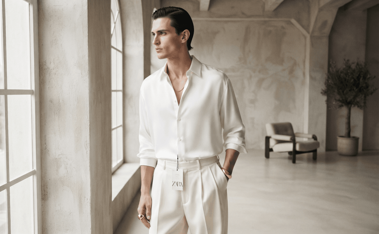 ZARA Silk Shirt